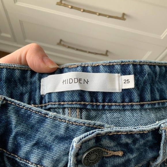 HIDDEN JEANS The Jayce High Rise Straight Crop Jeans Women’s Size 25 BRAND NEW - Picture 7 of 9